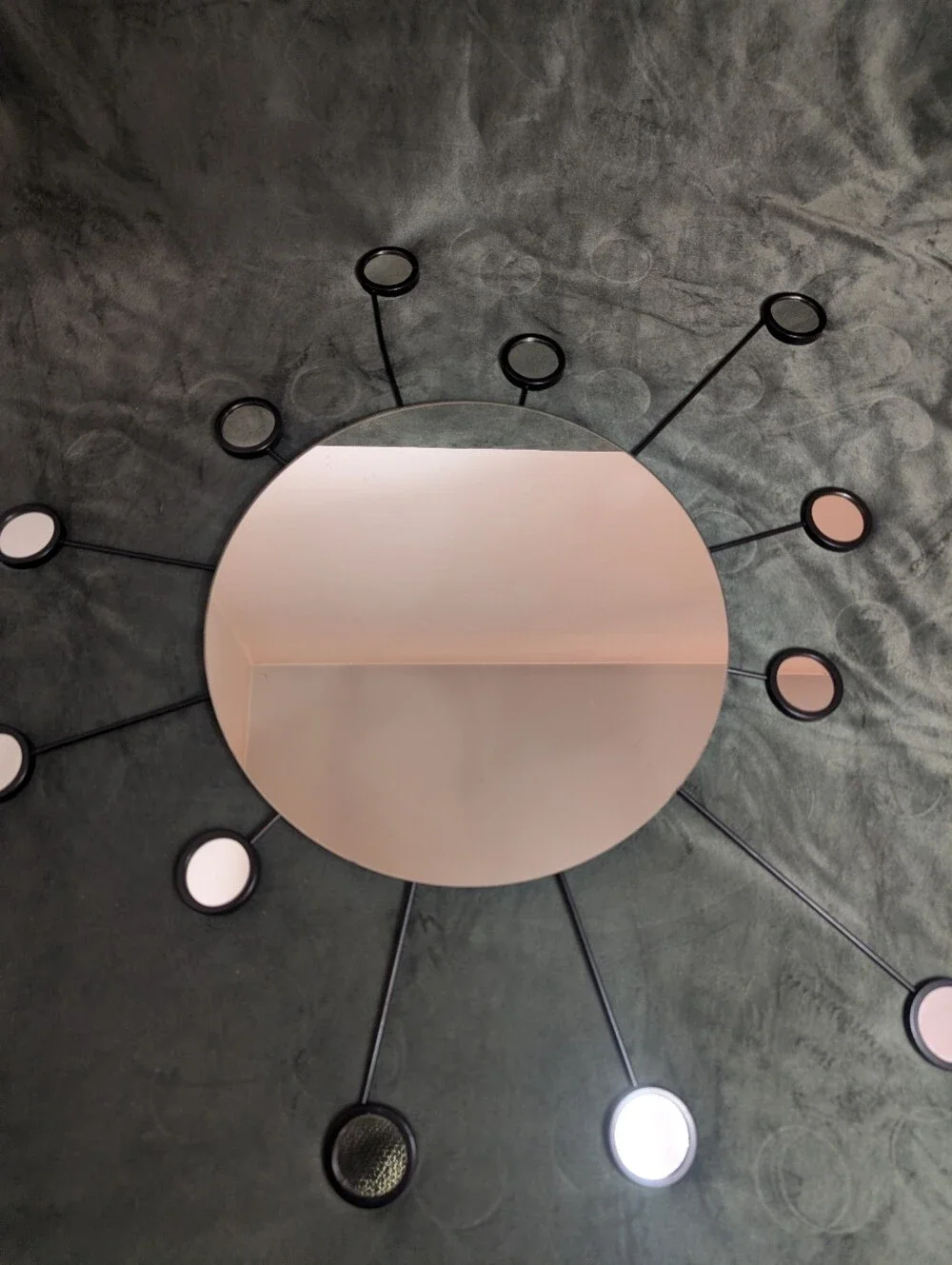 Ikea Mirror. Sputnik. Metal Sunburst Starburst Wall Art FIGGJO 29
